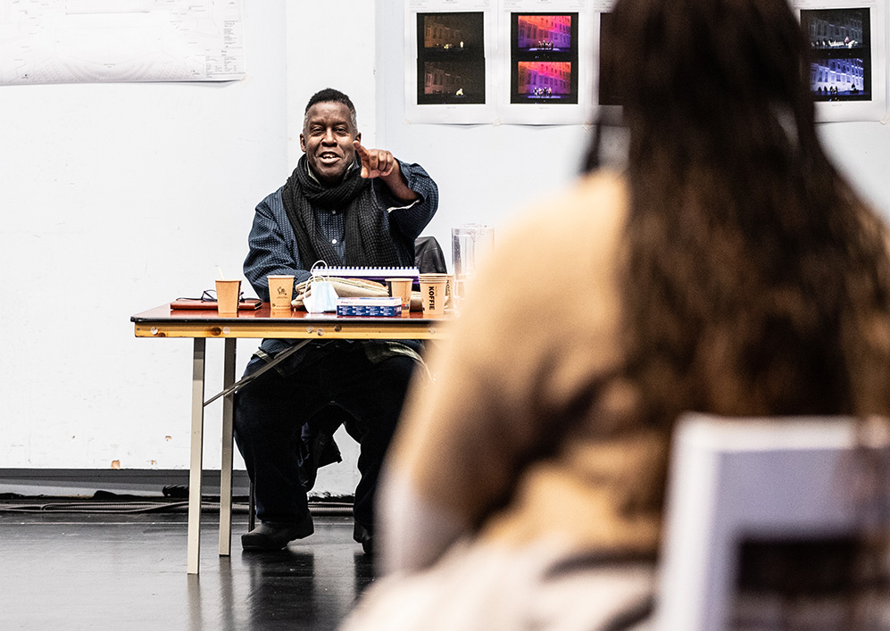 Rehearsal Blue - director Tazewell Thompson | Photo: Melle Meivogel