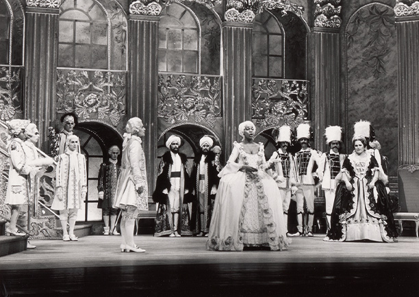 Susan Quittmeyer (Octavian), Gwendolyn Bradley (Sophie), Mary Willems (Marianne Leitmetzerin) in 1987