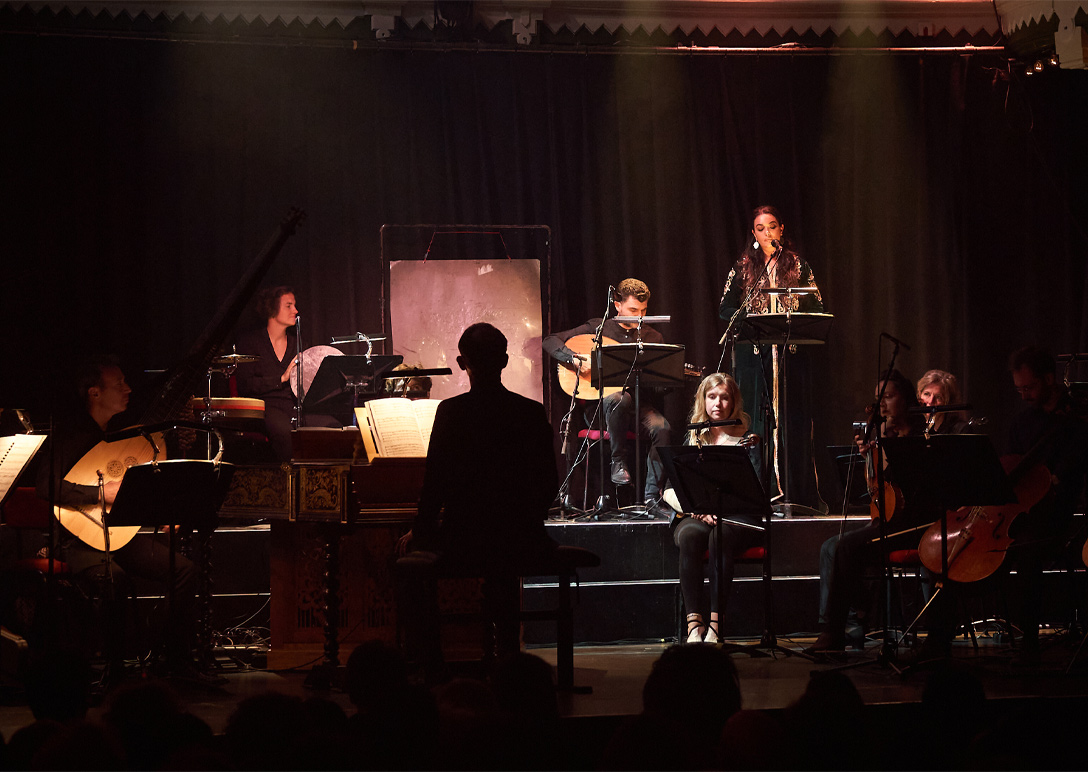 Nederlands Kamerorkest tijdens Dido and Aeneas in Paradiso