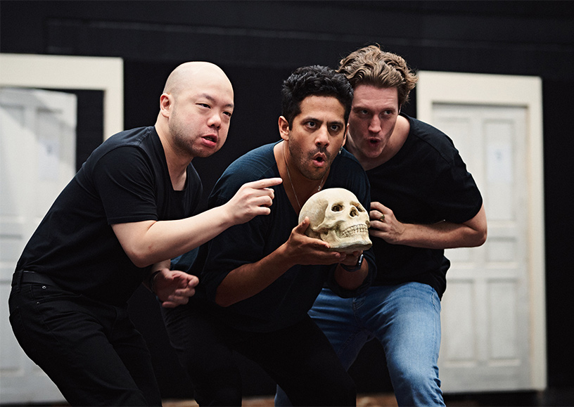 Ya-Chung Huang, Germán Olvera & Lucas van Lierop in repetitie voor Turandot
