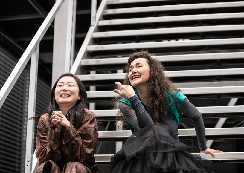 Stéphanie d’Oustrac (Agrippina) en Ying Fang (Poppea)
