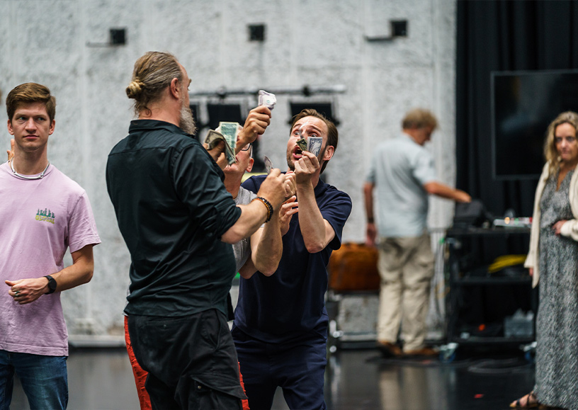 Repetitie voor Aufstieg und Fall der Stadt Mahagonny (DNO 2023)