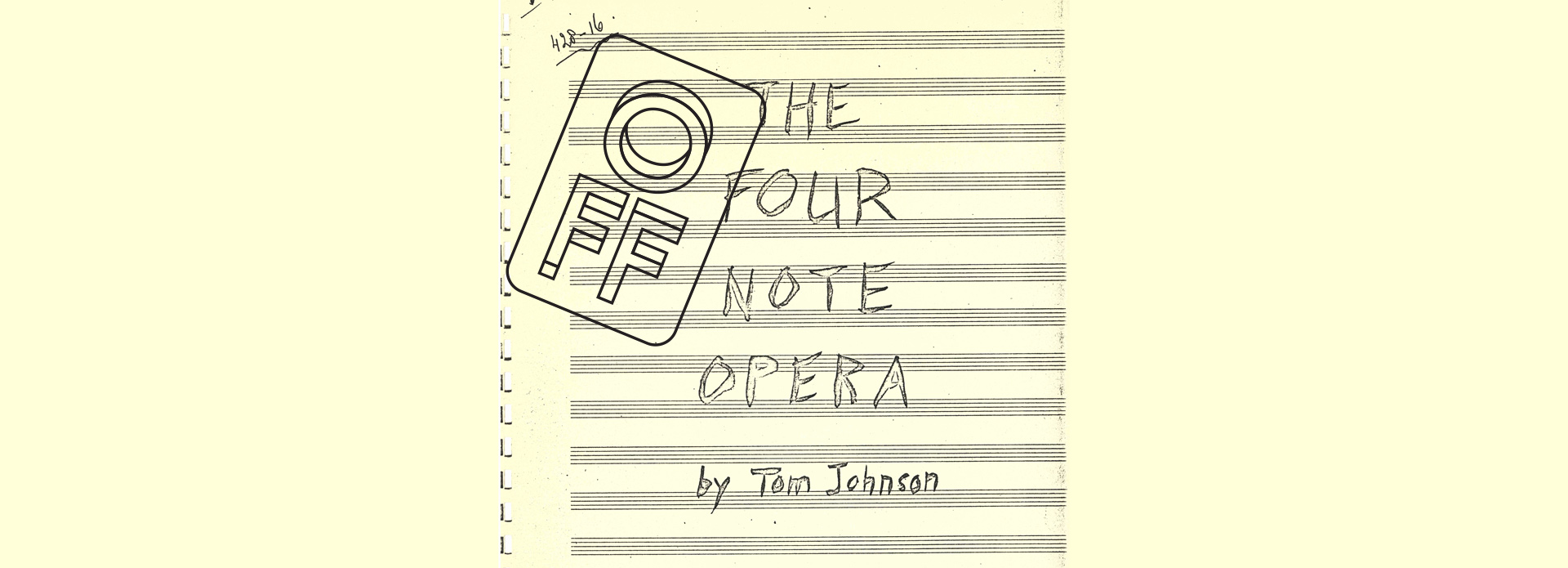 The Four Note Opera voorblad met OFF-label
