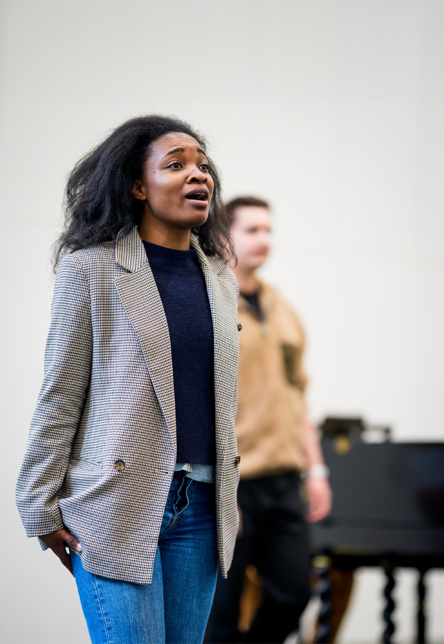 Franciana Nogues (Belinda) during a rehearsal