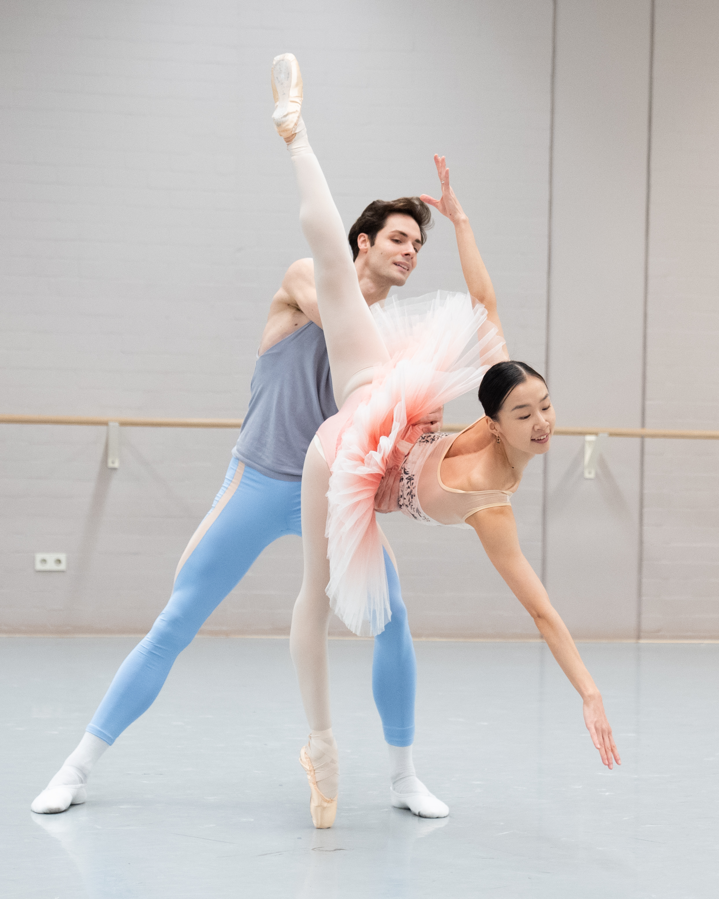 Jacopo Tissi en YuanYuan Zhang- repetitie Notenkraker & Muizenkoning (2024) | Foto: Altin Kaftira