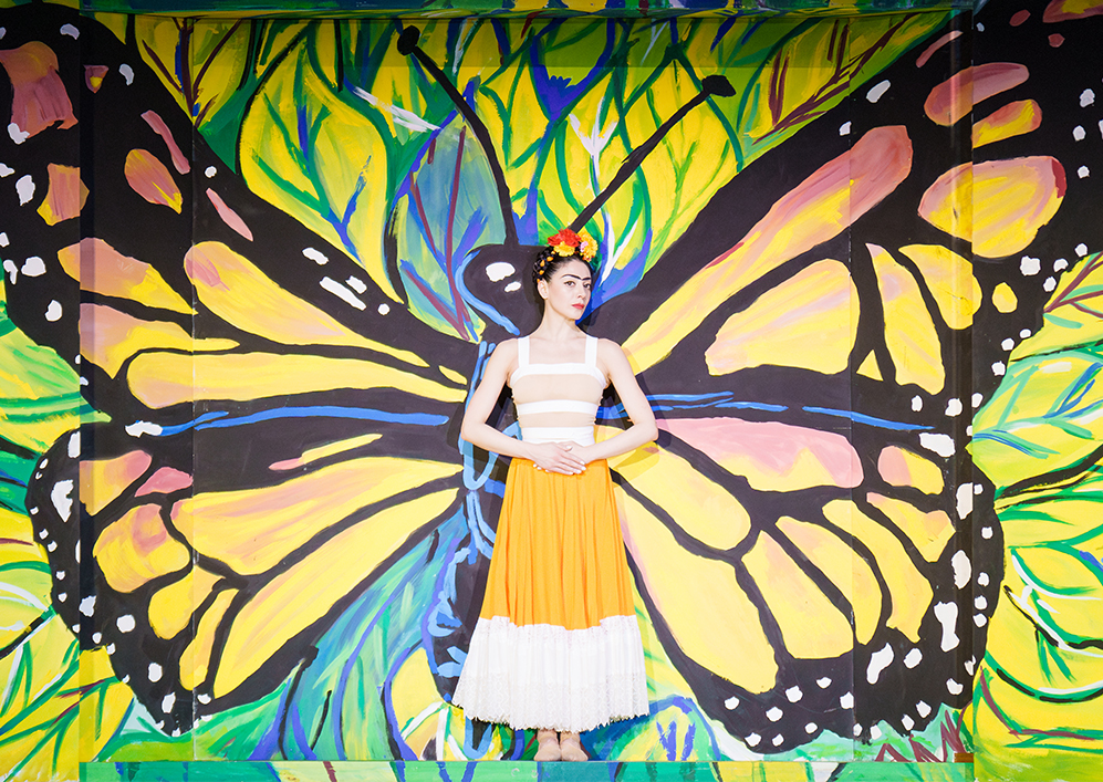 Frida als vlinder 