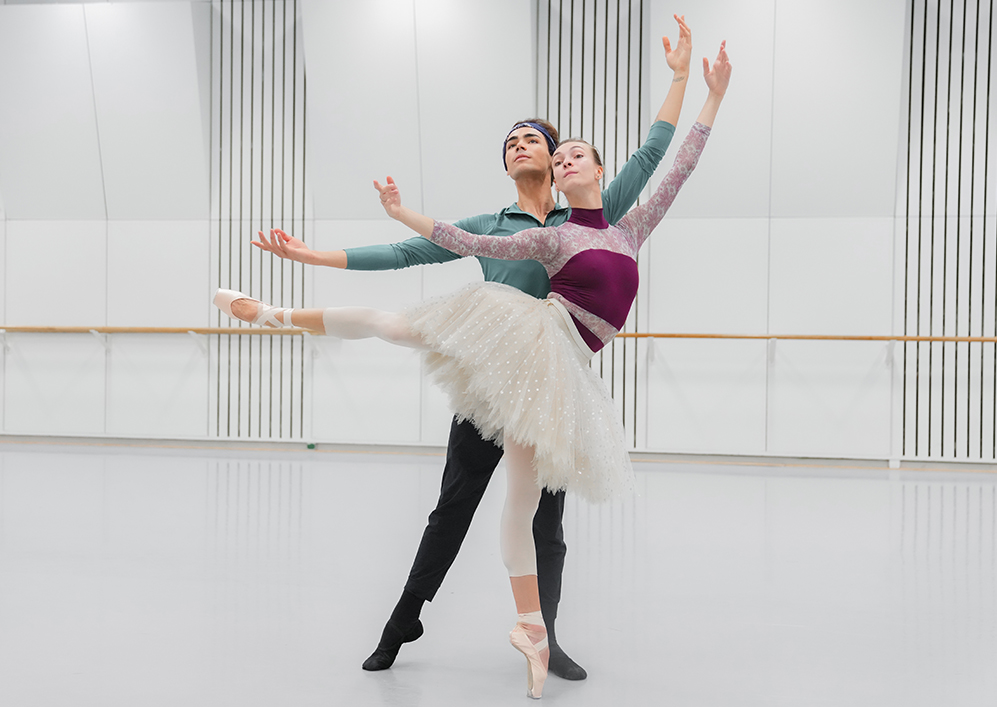 Rehearsals The Sleeping Beauty - Olga Smirnova - Victor Caixeta | Photo: Altin Kaftira