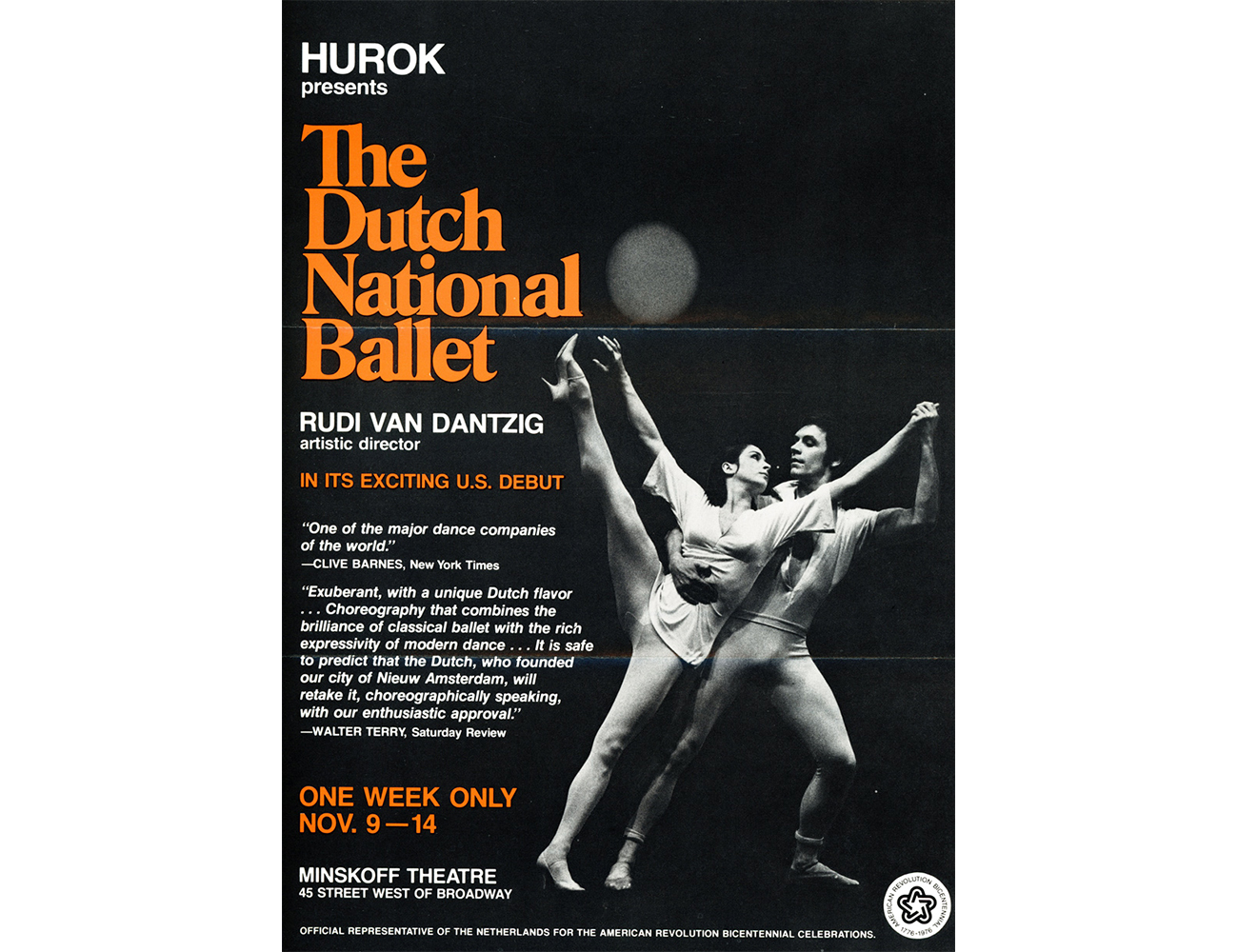 Poster, debuut HNB in New York