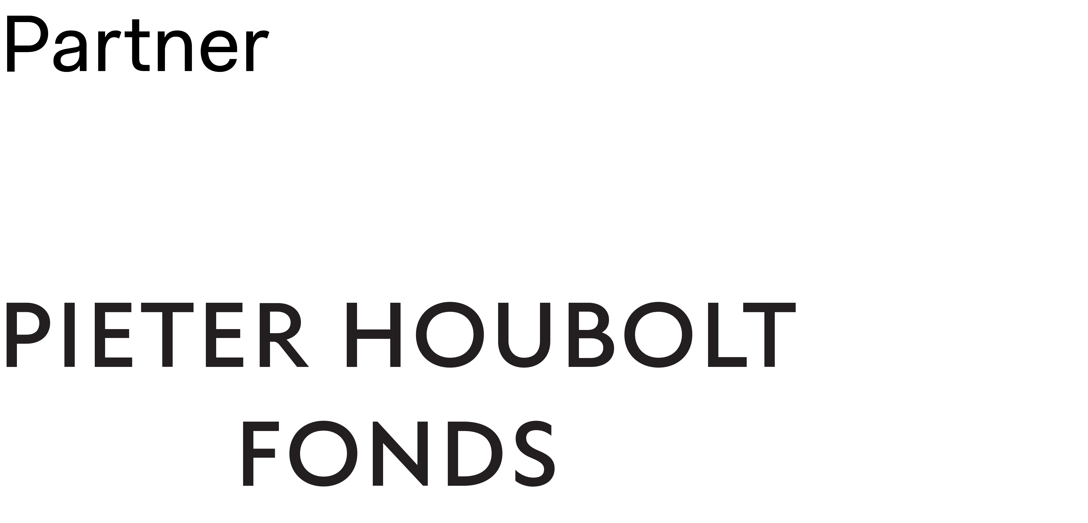 Pieter Houbolt Fonds partner