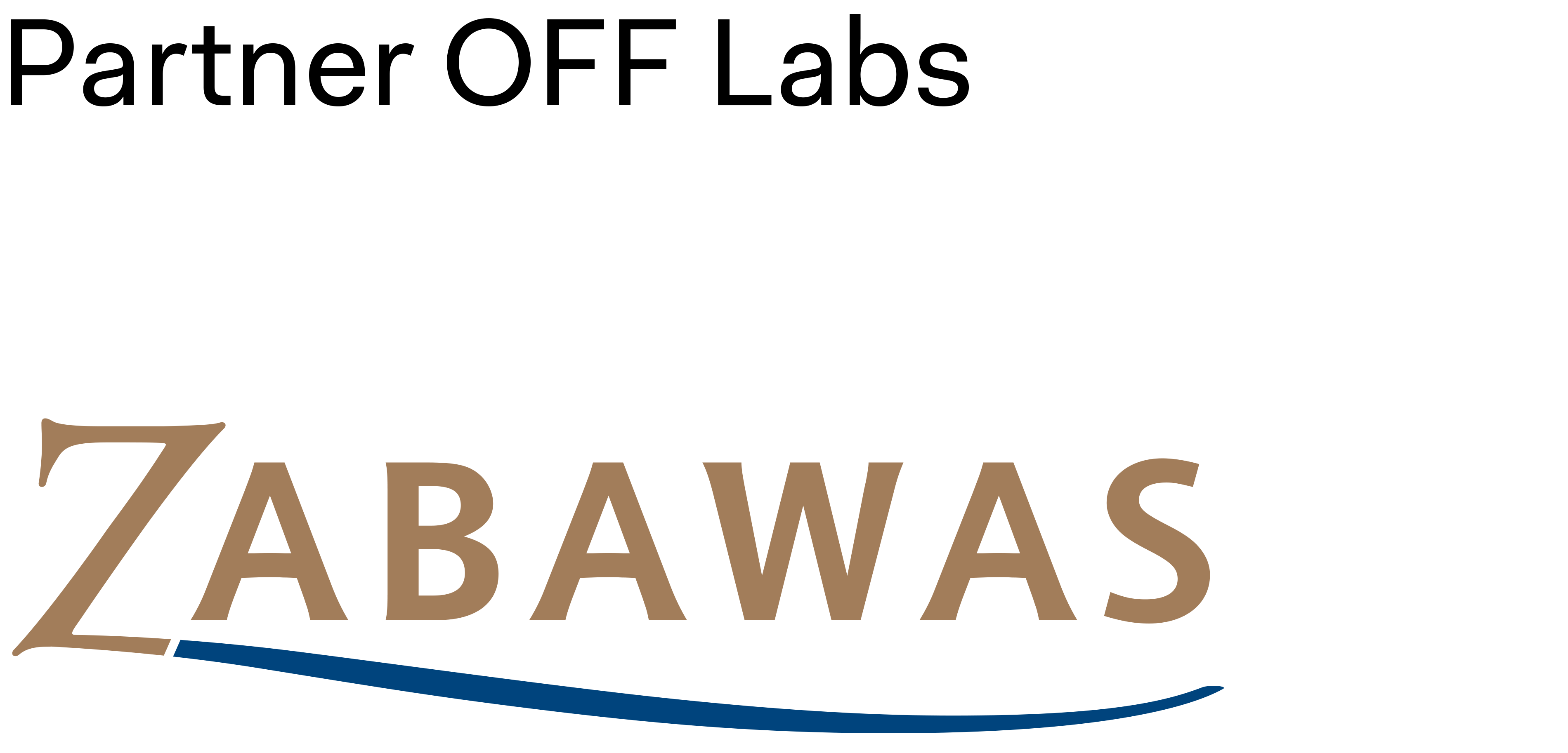 Logo Zabawas met boventitel 'Partner OFF Labs'