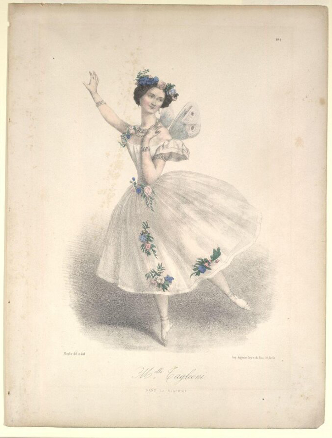 Maria Taglioni in La Sylphide