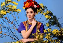 Frida Kahlo vrouw kleur