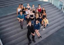 Groepsfoto van de Junior Company van Het Nationale Ballet in seizoen 2025-2026