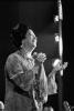 Tijdens een concert in 1967