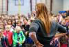 Kinderen en zangdocente