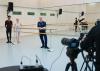Ernst Meisner tijdens online balletles