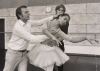 Sir Peter Wright, Karin Schnabel en Lindsay Fischer tijdens een repetitie van The Sleeping Beauty (1981)